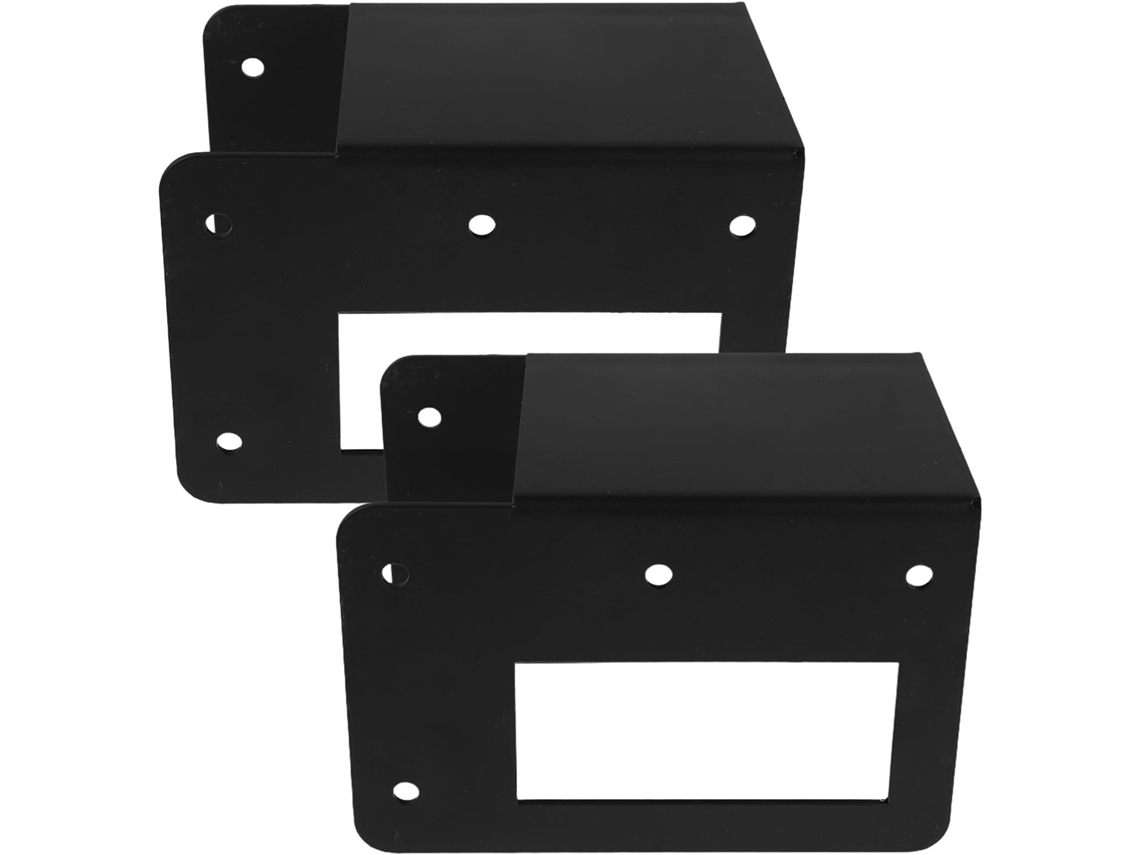 Suporte de Metal para Lenha Inoomp de 2 Peças, com Suportes de Aço e Parafusos, para Pequenos Espaços como Pátio, CHABERLU