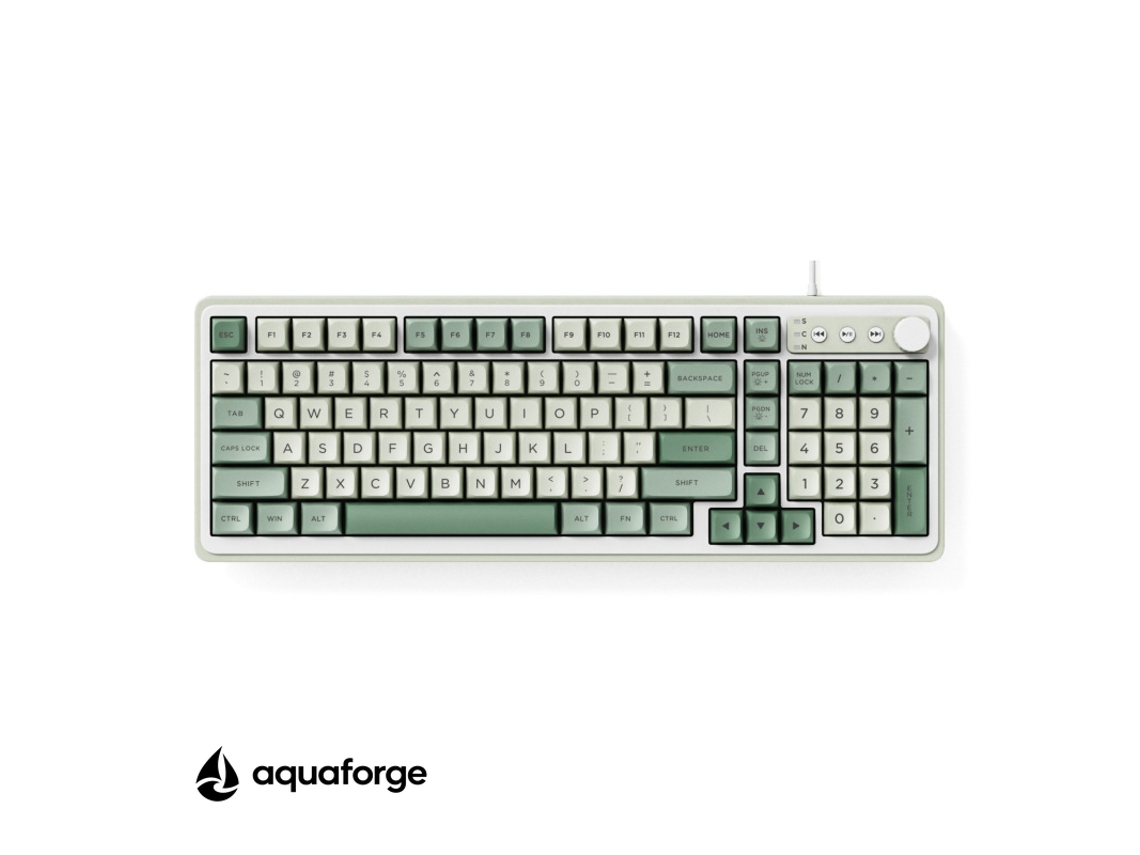 Teclado Rgb 98 Teclas Abs Compacto Azul