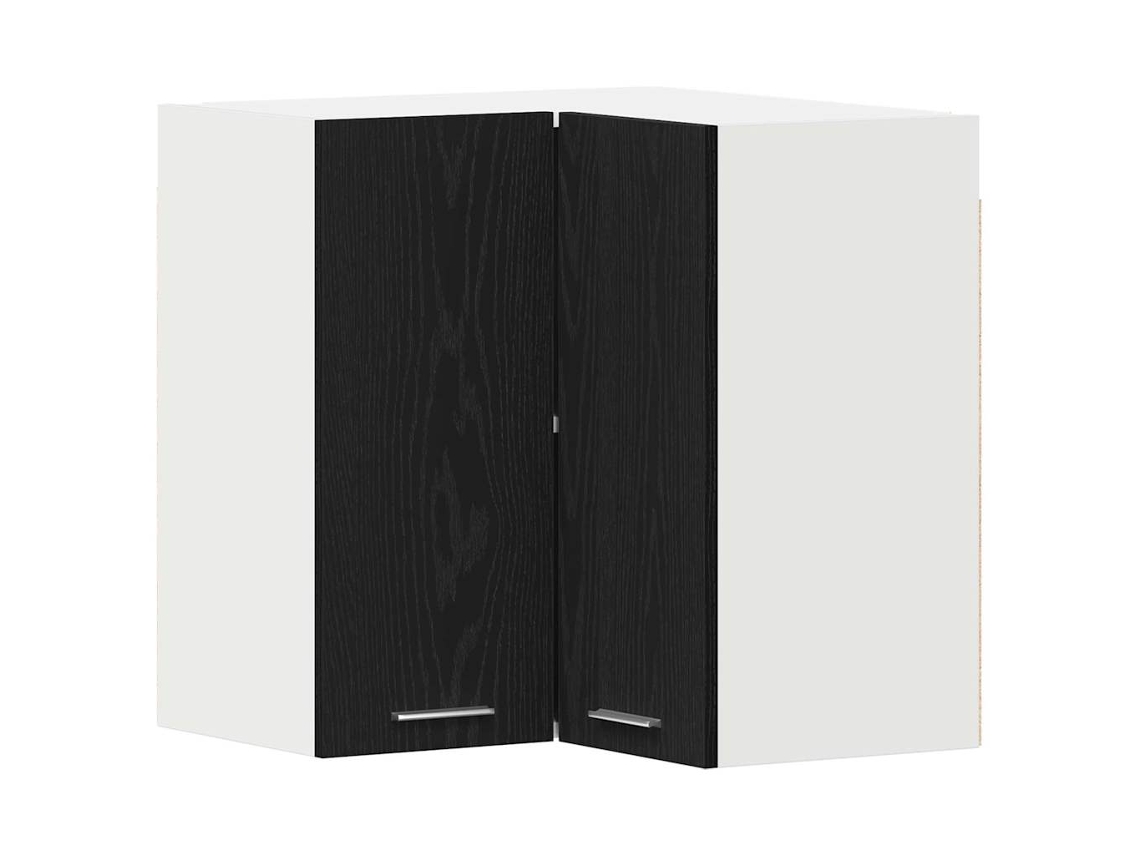 Armário Suspenso Lyon Carvalho Preto 57 X 57 X 60 Cm MAISON EXCLUSIVE