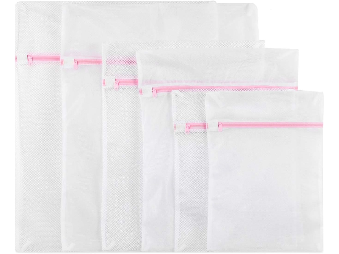 Conjunto de 6 Sacos Reutilizáveis com Fecho Correr BRILVIBERA