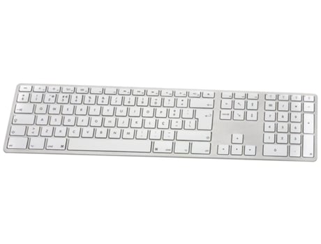 Teclado MATIAS Aluminium (Outlet Caixa Aberta - Wireless - Idioma Português - Teclado Numérico)