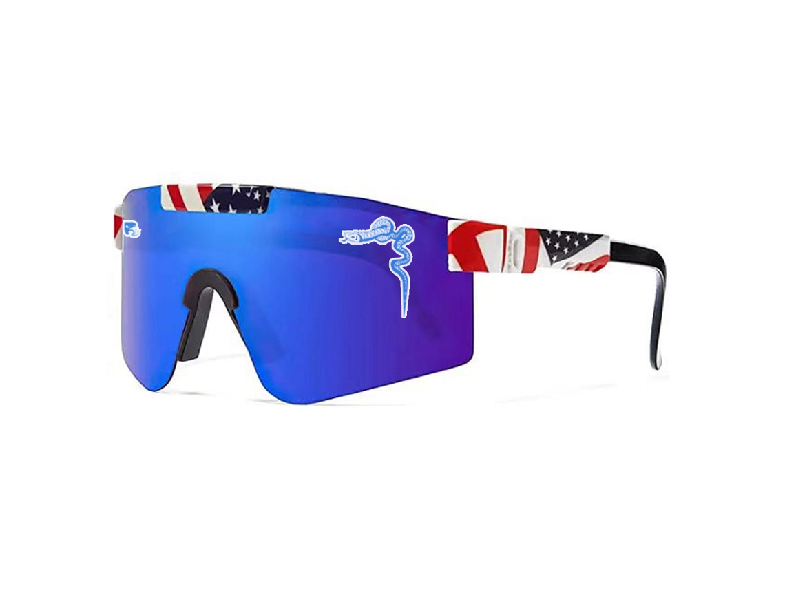 Óculos de ciclismo UNISSEX com proteção UV400 e lentes de polímero à prova de vento MDUG (estilo 19)