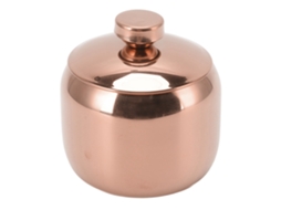 Pote Para Temperos Aço Inoxidável Rosa Tampa Cozinha