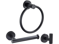 Conjunto De 3-porta Toalhas Aço Inoxidável Para Parede, Suporte Para Toalhas De Banheiro, Organizador Doméstico