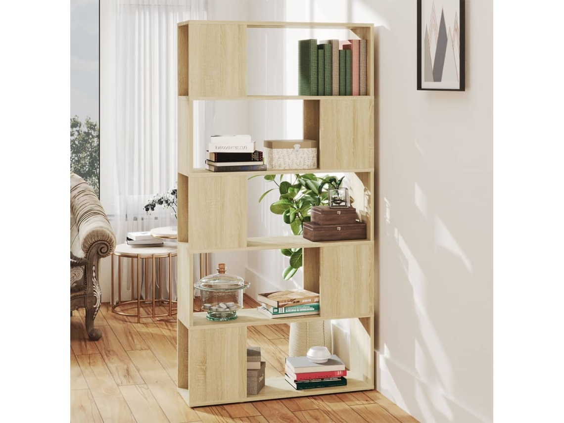Vidaxl Estante/divisória 80x24x155 Cm Contraplacado Carvalho Sonoma