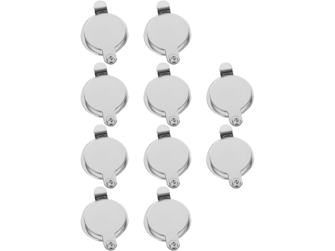 Protetor De Olho Mágico Metálico , 10 Peças, Diâmetro Interno 16 Mm E