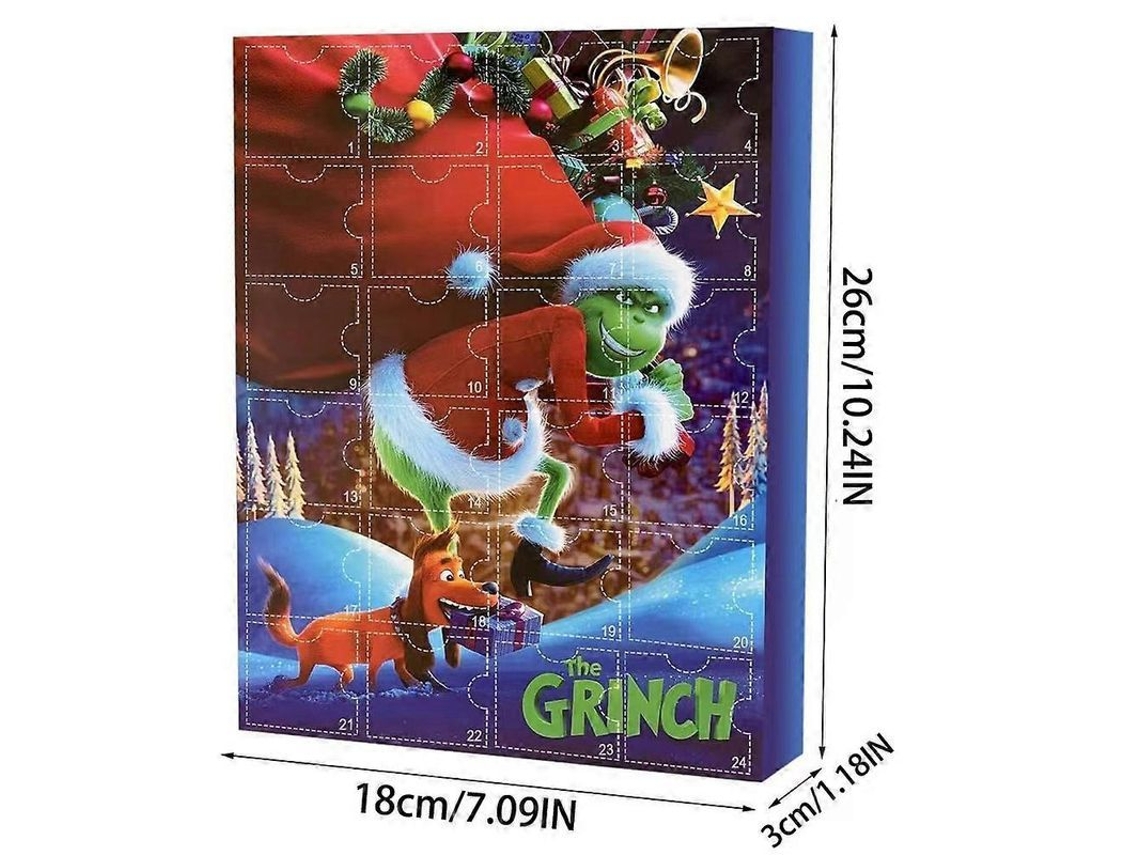 Brinquedos Plásticos Com Personagens Animados Para Crianças 3-6 Anos, Caixa De Cor, Venda Exclusiva Exportação Grinch D
