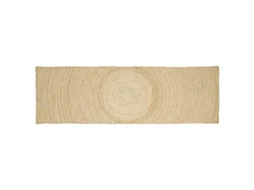 Vidaxl Tapete De Área Branco 80 X 200 Cm Juta