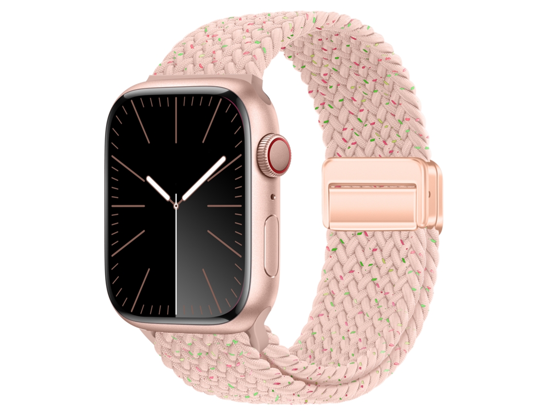 Bracelete Para Apple Watch 38/40/41/42mm Rosa Estelar Cuich