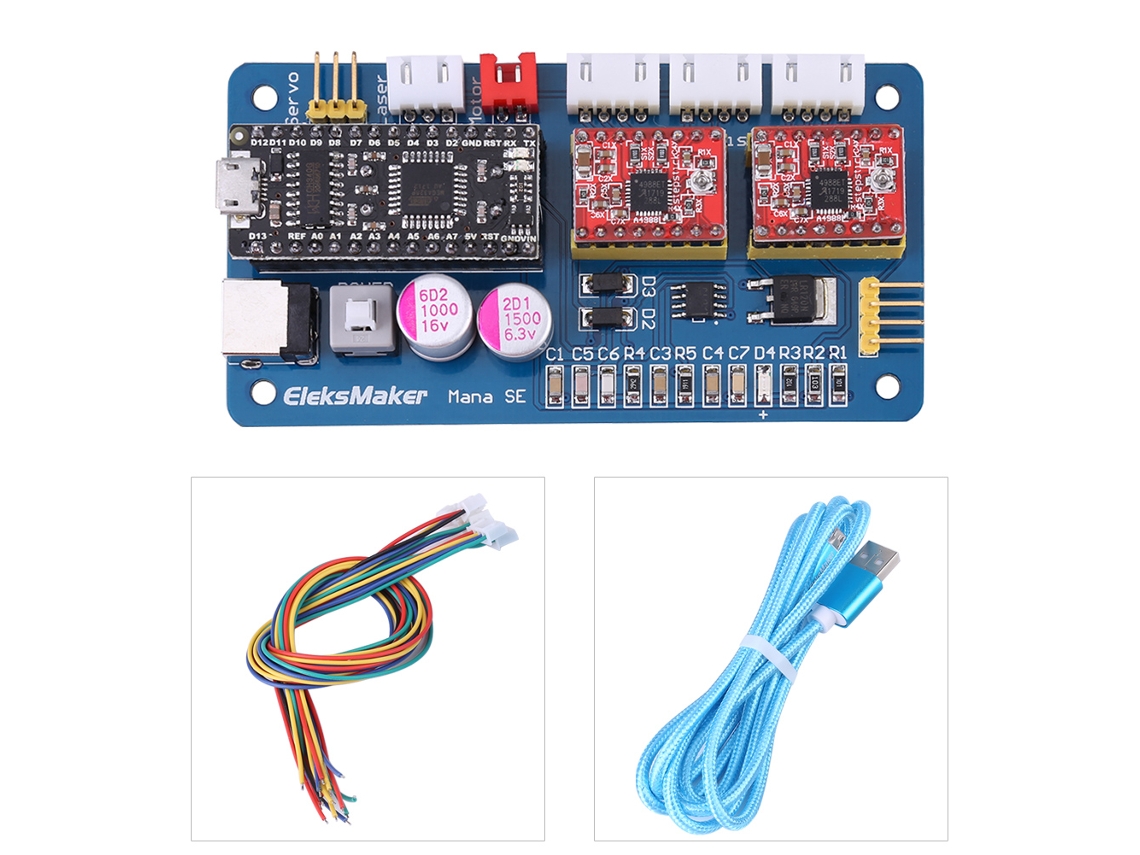 Placa Principal Controladora Driver Motor Passo Máquina Gravação Laser Diy