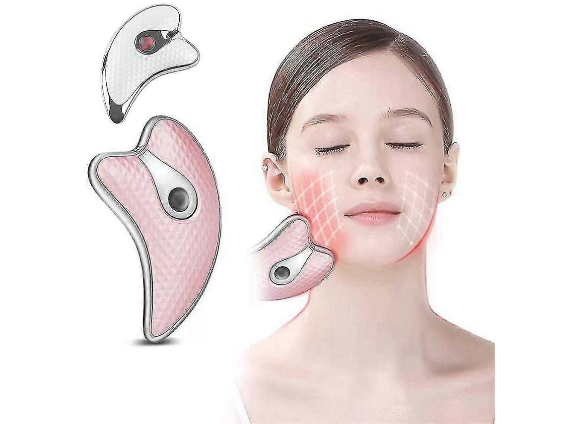 Massageador Facial Elétrico Portátil com Aquecimento e Vibração para o Rosto, Dispositivo de Beleza Lifting F Irmeza da Pele. Ideal Pr GOKOCO