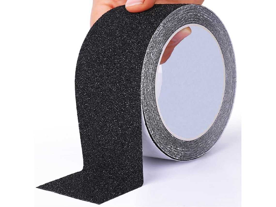 Fita Antiderrapante Adesiva,5cm X 5m,para Escadas Internas E Externas,degraus,preto Antiderrapante,segurança,tração Btforus