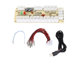 Aetheria codificador Usb Arcade Zero Delay Controle Joystick Botão para Pc Mame Raspberry Pi