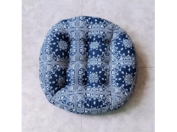 2 Almofadas Redondas Para Cadeiras, 55x 55cm, Almofadas Macias Para Uso Interno E Externo, 10cm De Espessura, Para