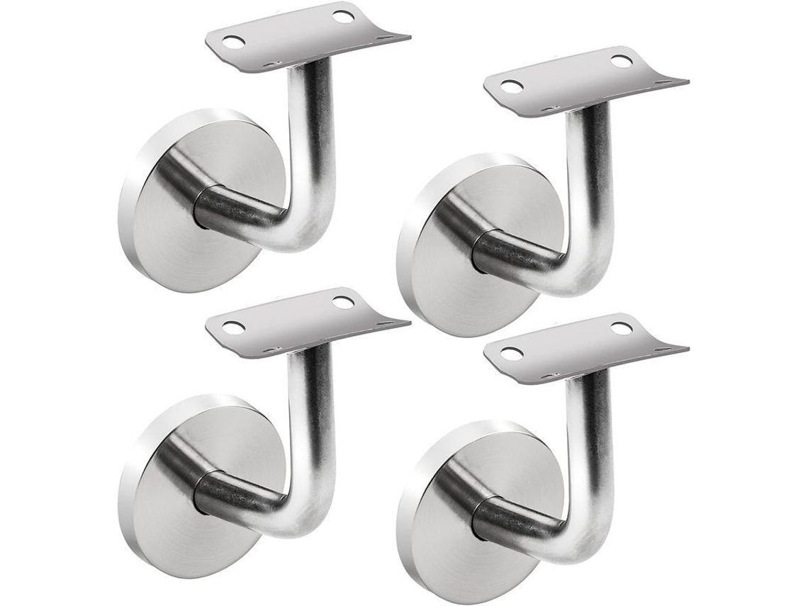 Suportes de Parapeito de Aço Inoxidável, 60x60mm, para Escadas | S/MARCA