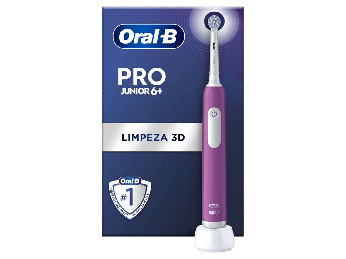 Escova de Dentes Elétrica Pro Junior Roxo + 6 Anos ORAL-B emb. 1