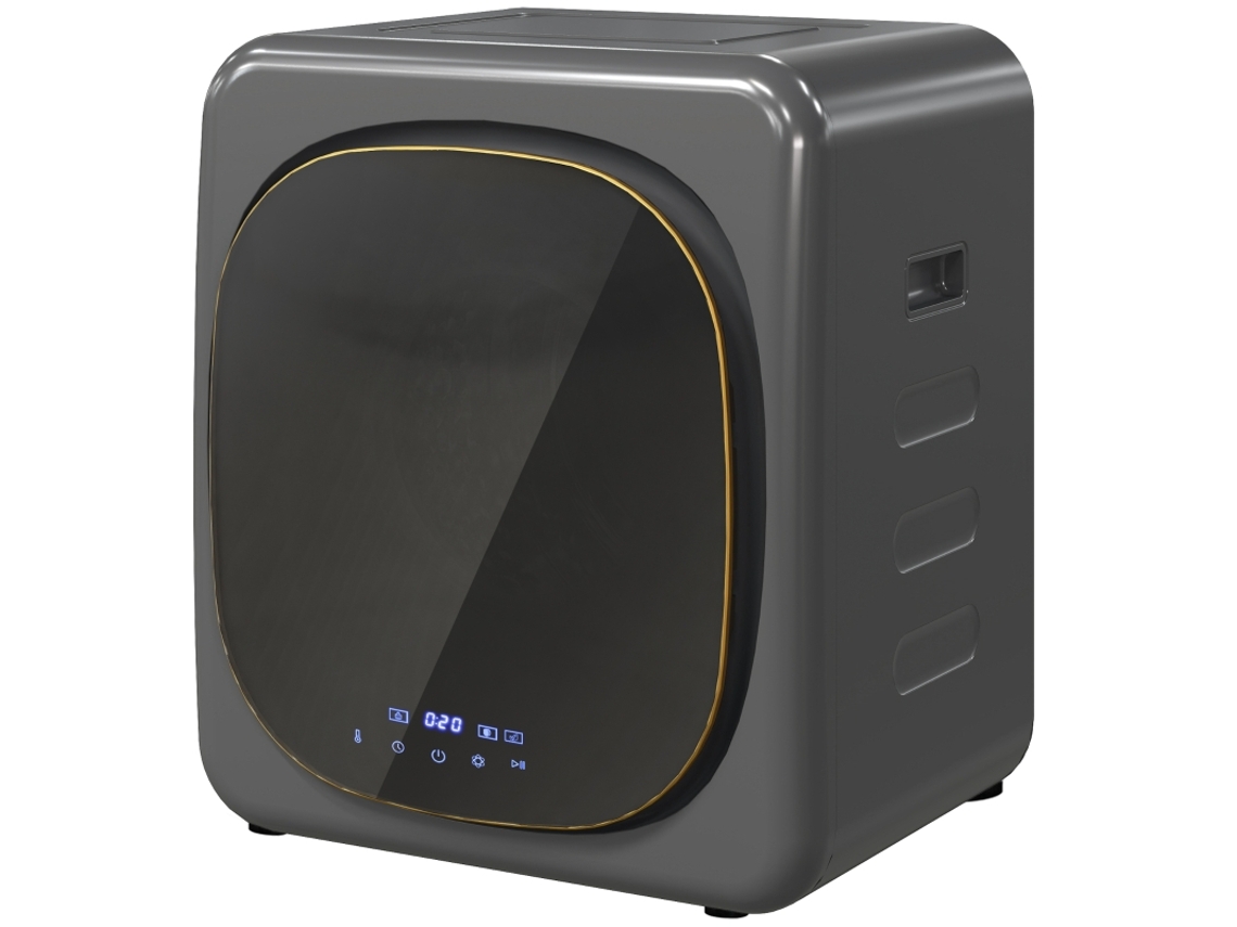 Mini Secadora 4 Kg 800w Com Tela Led Touch, Ventilada, Cinza