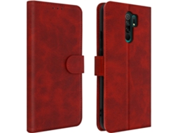 Capa Xiaomi Redmi 9 Folio-book-rd-red9 Vermelho