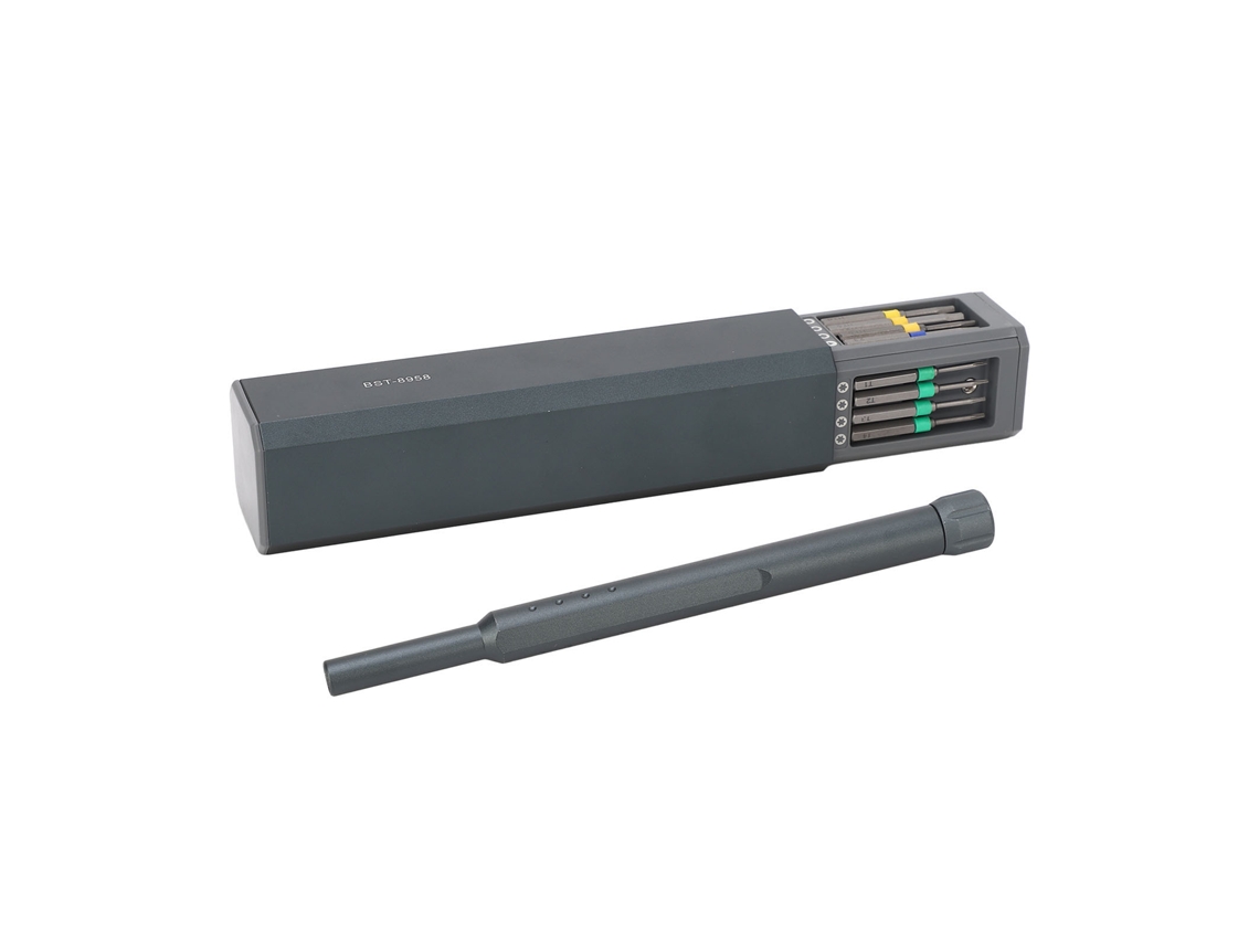Conjunto De Chaves De Fenda Mini Aço S2 Anti-derrastre Com Pontas Magnéticas Para Laptops E Celulares