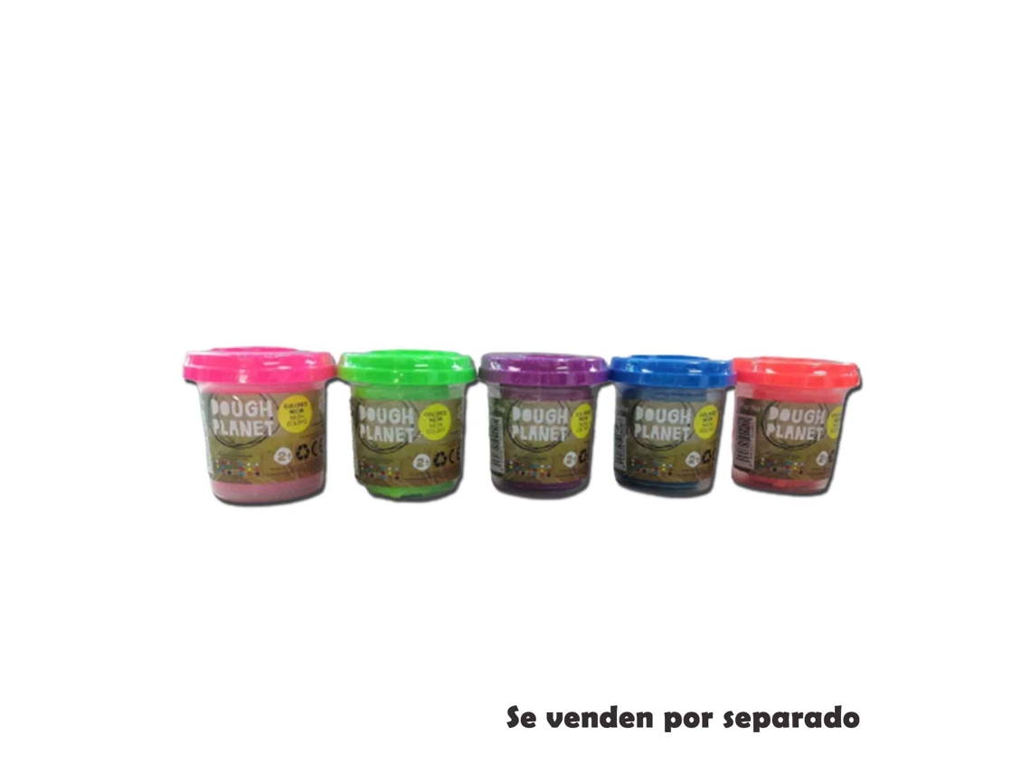 Frasco de plasticina neon 141 gramas