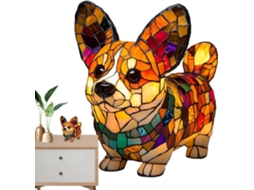 Tampo de mesa em formato de animal, iluminação noturna, decoração de mesa.