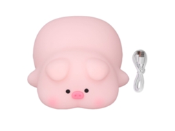 Luminária noturna Pat com design de desenho animado em silicone para quarto infantil