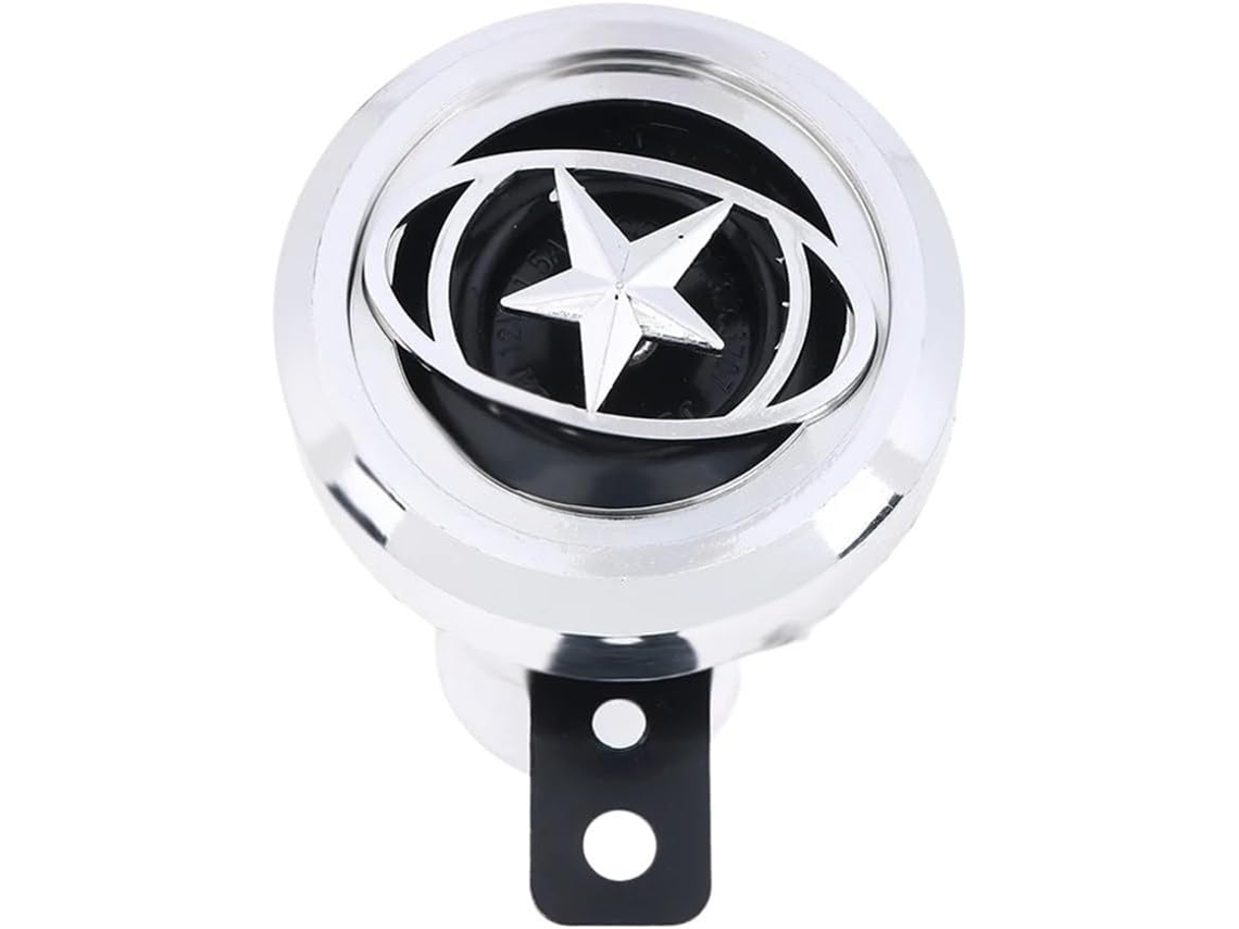 Amplificador De Áudio Guidon Haut-parleur Bassin Universel 12v/48v/60v, Anneau Chromé Com Proteção Cobertura