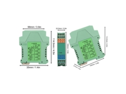 Laxiscreed Isolador De Sinal Dc Com 2 Entradas E 4 Saídas Para Condicionamento De Sinal 4-20ma