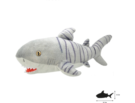 Peluche WILD PLANET Tubarão Tigre (37 x 12 x 18 cm - Poliéster)