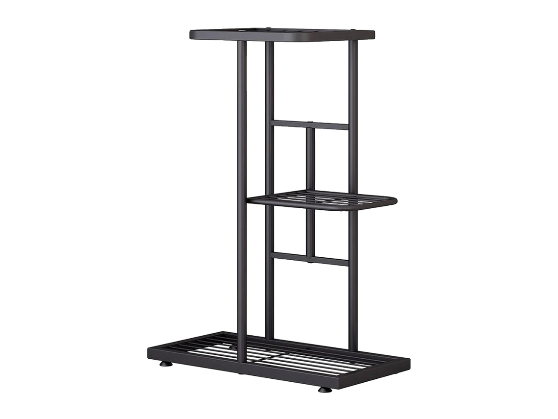 Suporte Para Plantas, Design Compacto, Montagem Fácil, Preto
