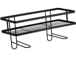 Suporte Para Caixa Acoplada Alipis, Fácil De Instalar, Em Ferro Preto, Com Grande Capacidade E Design À Prova D Água