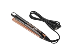Prancha alisadora e modeladora de cachos Reto, da Penting Tools, com placa de cerâmica turmalina e tela LCD.
