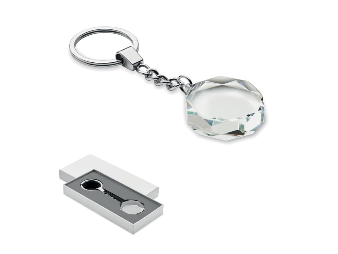 Llavero Redondo de Cristal MIDOCEAN