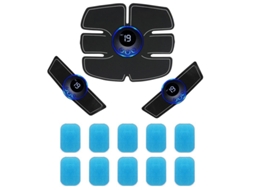 Lurelia Estimulador Abdominal Muscular Abdominal Ems Home Gym Usb Conjunto De 8 Peças