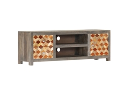 Tv Cabinet, Tv Cabinets Vidaxl Cinzeto Madeira