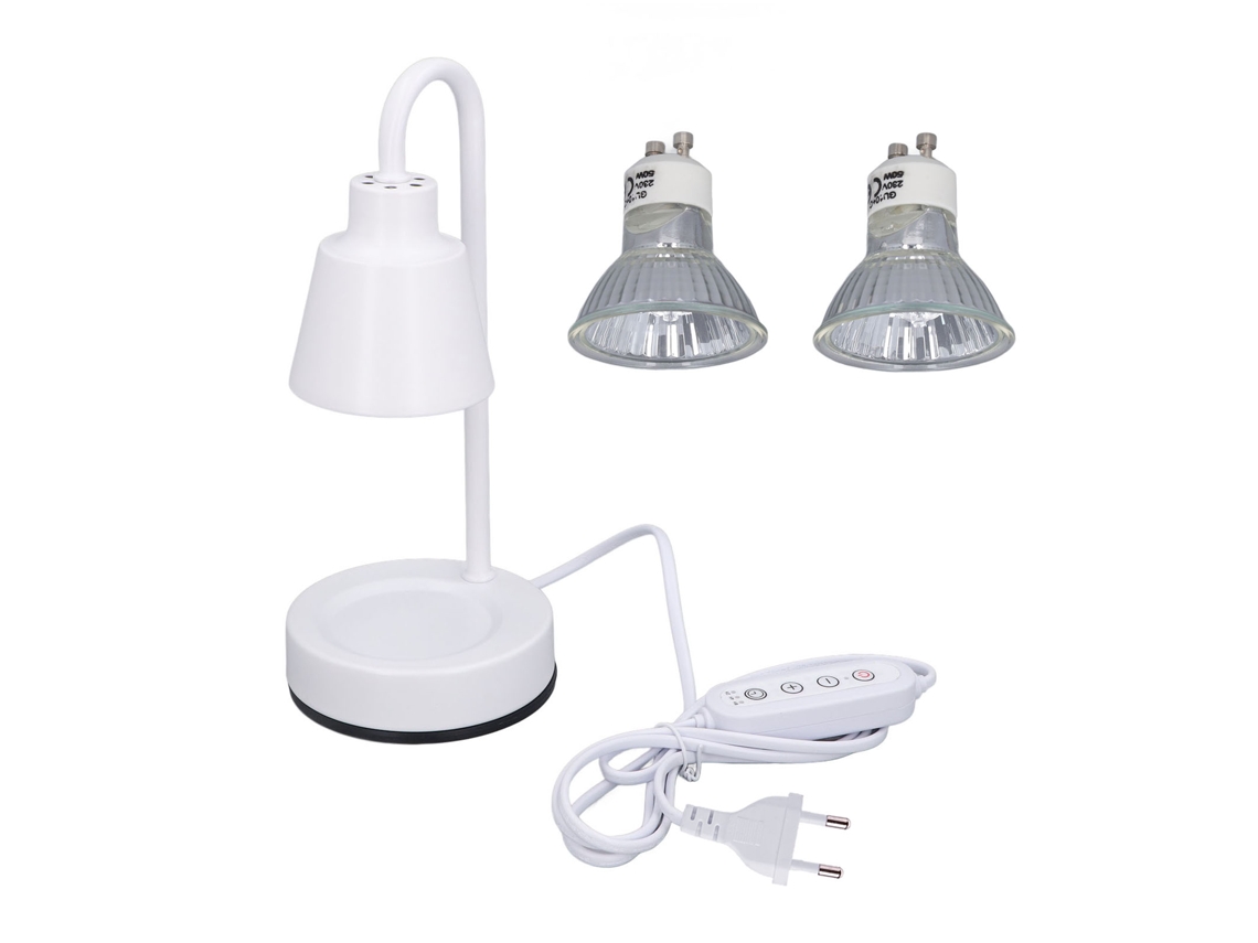 Lâmpada Aquecedora de Velas Aromática Regulável com Temporizador e 2 Lâmpadas 220v Eu
