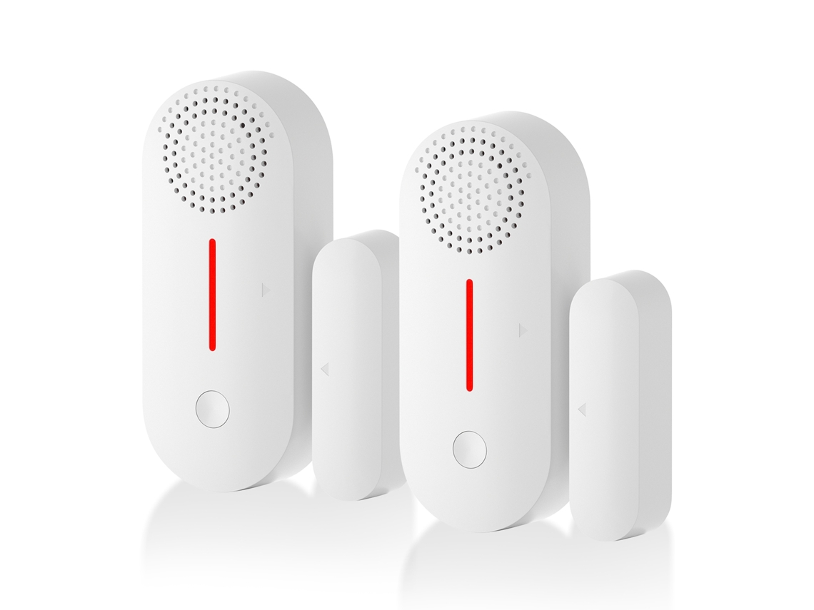 Rebe-alarme De Porta E Janela Sem Fio Com Sensor Magnético Wifi Controle App Tuya Segurança Residencial Garagem Apartamento Fácil Instalação