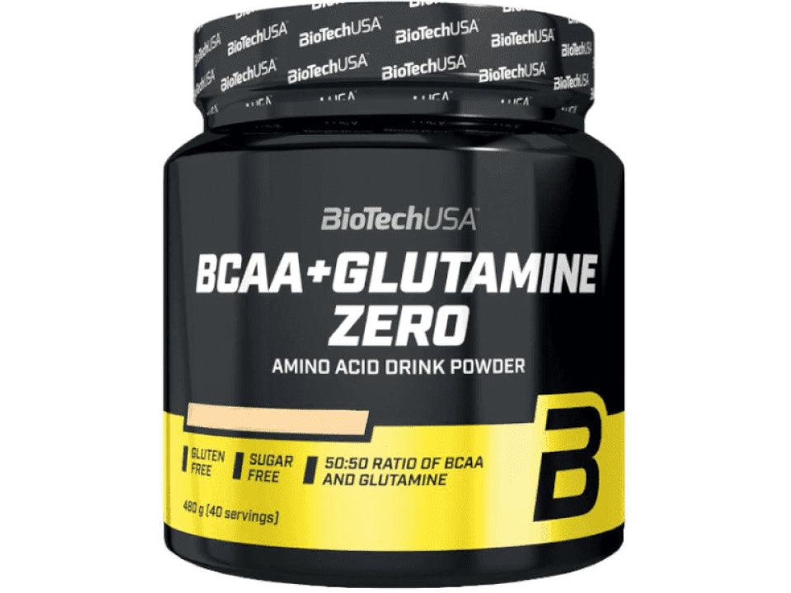 Bcaa + Glutamine Zero 480 Gr Limón