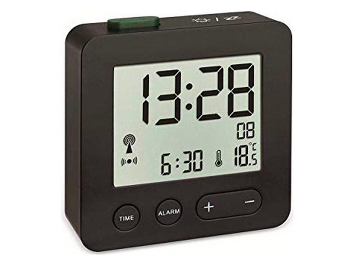 Relógio-Despertador 60.2545.01 Alarme Controlo de Temperatura (Recondicionado Como Novo)