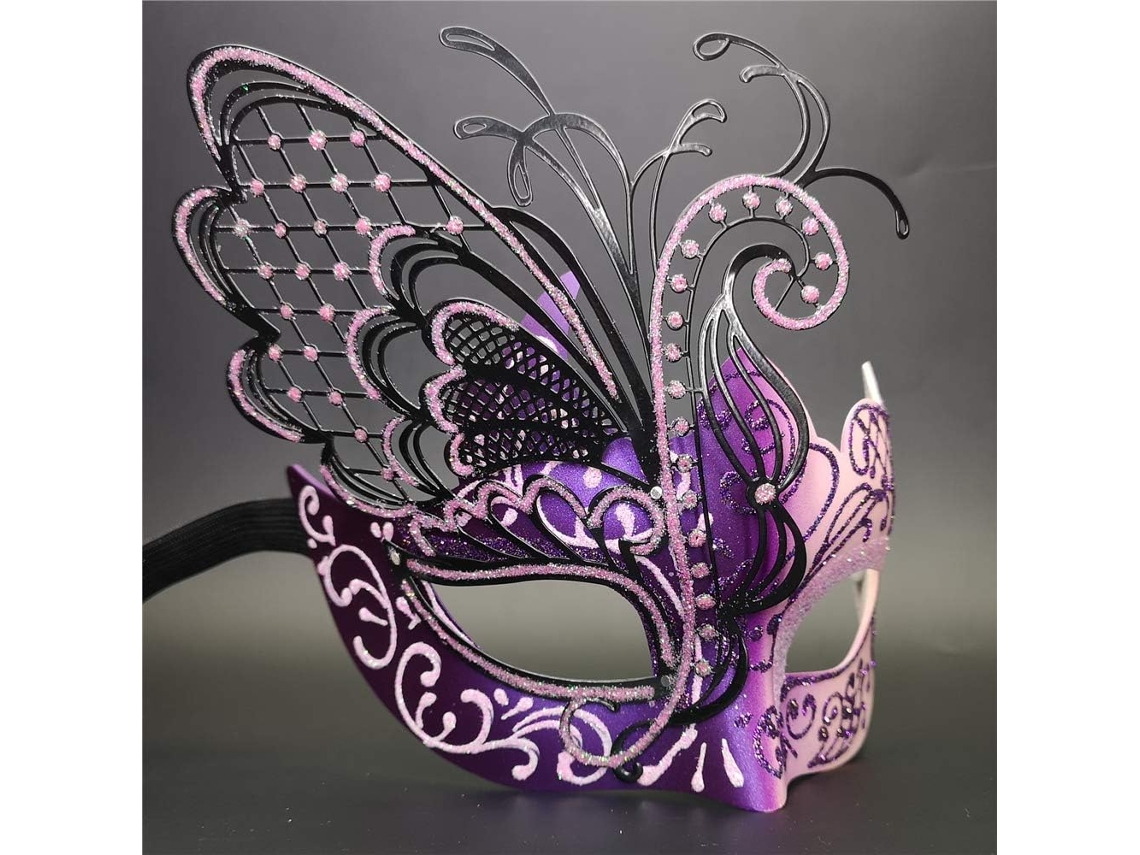 Máscara De Baile Para Mulheres - Máscara Veneziana/halloween/festa/baile Pro