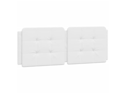 Headboard Cushion, Headboard Cushions Vidaxl Branco Couro Artificial (140 Cm)