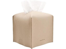 Capa Para Caixa De Lenços, Quadrada, Com Alça Inferior, Da Carrots Den Organizador Decorativo De Couro Sintético Para Mesa, Banheiro, Carro, Aquaforge