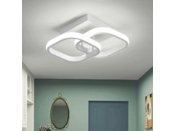 Omni lâmpada de Teto Led 22w Moderna de Acrílico para Corredor, Quarto, Banheiro, Cozinha, Sala, Exterior, Pórtico, Lar