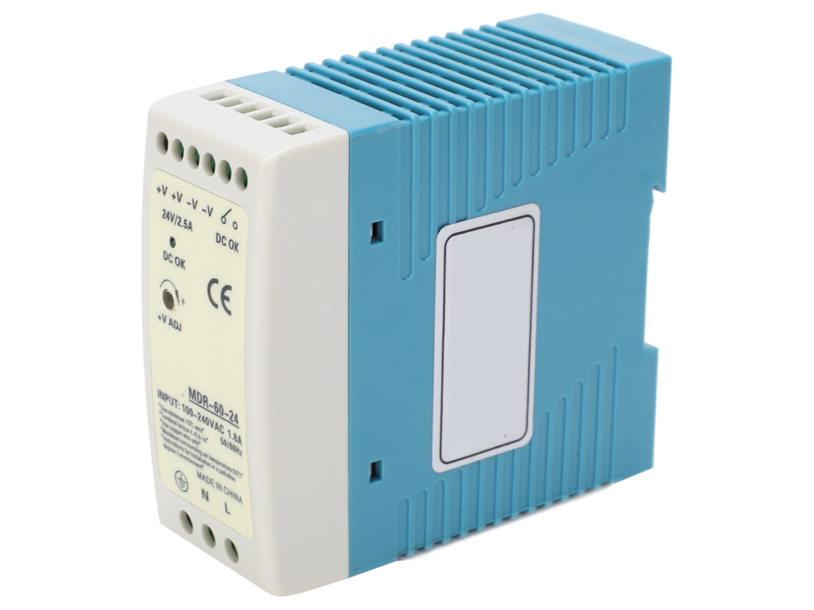 Fonte De Alimentação Switching Berm Mdr-60-24 60w 2.5a Para Plc Industrial