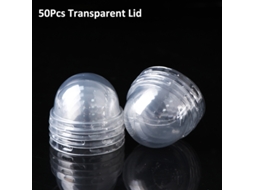 50 Unidades De Forminhas Papel Transparentes Para Cupcakes, Tamanho M