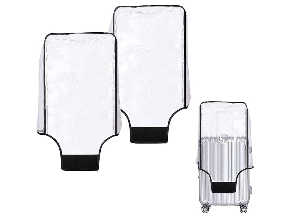 Conjunto de 2 Capas Transparentes Pvc para Malas, À Prova D'água e Resistentes a Arranhões BRILVIBERA