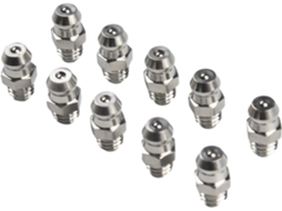Conjunto De 10 Bicos Aço Inoxidável 201, M6 X 1mm, Com Cordão Reto, Para Sistemas Hidráulicos, Automotivos, Tratores