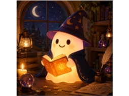 Luminária De Leitura Fantasma 3d Em Led, Luminária De Mesa Assustadora E Fantástica Para Amantes Livros, Decoração Para