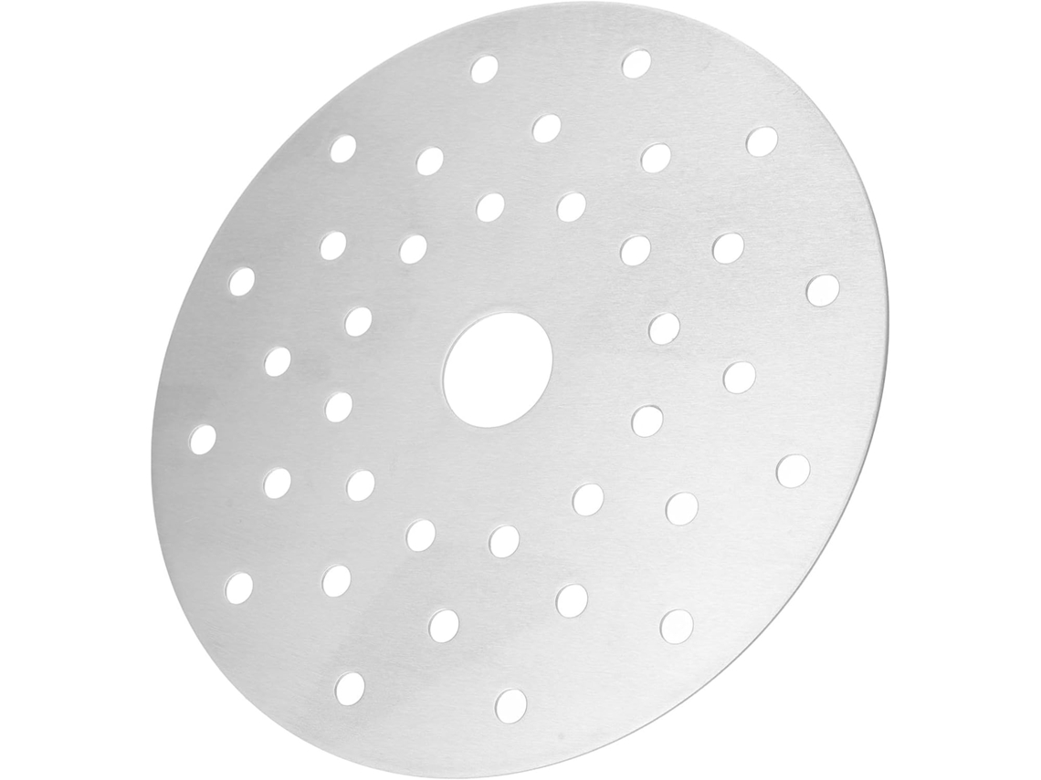 Placa Condutora de Calor em Aço Inoxidável 20 Cm para Placas Indução, Distribuidor, Fogão, Aleta CHABERLU