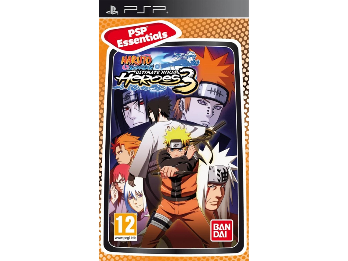 Jogo PSP Naruto Shippuden - Ultimate Ninja Heroes 3